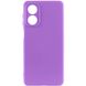 Чехол Silicone Cover Lakshmi Full Camera (A) для Oppo A17 Фиолетовый / Purple фото 1