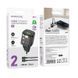 СЗУ Borofone BN17 Sunlight PD20W+QC3.0 (1USB-A/1C) + кабель Type-C to Lightning Transparent black фото 2