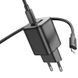 СЗУ Hoco N41 Almighty PD20W+QC3.0 + Type-C to Lightning Black фото 2