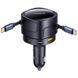 АЗП Baseus Enjoyment Max PD90W with retractable cables (1USB-A/3C) (C00035507121) Cosmic Black фото 1