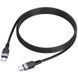 Дата кабель Hoco X109 Energy silicone Type-C to Type-C 60W (2m) Black фото 2