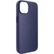 Шкіряний чохол Leather Case (AA) with MagSafe для Apple iPhone 14 Plus (6.7") Violet фото 4