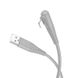 Дата кабель Borofone BX105 Corriente USB to Lightning (1m) Gray фото 1