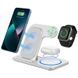 БЗУ WIWU Wi-W020 3 in 1 wireless charger White фото 5