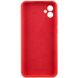 Чехол Silicone Cover Lakshmi Full Camera (AAA) для Samsung Galaxy A04e Красный / Red фото 3