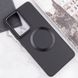 TPU чехол Bonbon Metal Style with MagSafe для Samsung Galaxy S21 Ultra Черный / Black фото 4