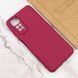 Чехол Silicone Cover Lakshmi Full Camera (AAA) для Xiaomi Redmi Note 11 (Global) / Note 11S Бордовый / Plum фото 4