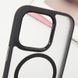 TPU+PC чехол Blueo Skin Friendly Frosted with Magnetic Fit для Apple iPhone 16 Pro (6.3") Черный / Black фото 4