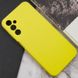 Чехол Silicone Cover Lakshmi Full Camera (AAA) для Samsung Galaxy A24 4G Желтый / Yellow фото 5