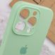 Чехол Silicone Case Full Camera Protective (AA) для Apple iPhone 13 Pro (6.1") Зеленый / Pistachio фото 6