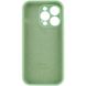 Чехол Silicone Case Full Camera Protective (AA) для Apple iPhone 13 Pro (6.1") Зеленый / Pistachio фото 4