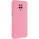 Чехол TPU GETMAN Liquid Silk Full Camera для Xiaomi Redmi Note 9s / Note 9 Pro / Note 9 Pro Max Розовый / Pink