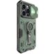Уценка TPU+PC чехол Nillkin CamShield Armor Pro no logo (шторка на камеру) для Apple iPhone 14 / 13 Дефект упаковки / Зеленый фото 2