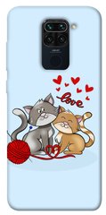 Чохол itsPrint Два кота Love для Xiaomi Redmi Note 9 / Redmi 10X
