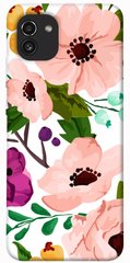 Чохол itsPrint Акварельні квіти для Samsung Galaxy A03