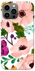 Чохол itsPrint Акварельні квіти для Apple iPhone 13 Pro Max (6.7")