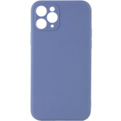 Силиконовый чехол Candy Full Camera для Apple iPhone 11 Pro Max (6.5") Голубой / Mist blue