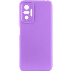 Чехол Silicone Cover Lakshmi Full Camera (AAA) для Xiaomi Redmi Note 10 Pro / 10 Pro Max Фиолетовый / Amethyst