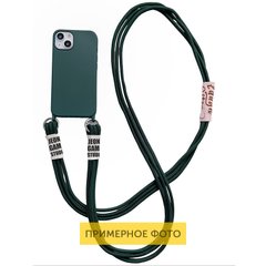 Чехол TPU two straps California для Apple iPhone 12 Pro Max (6.7") Зеленый / Forest green
