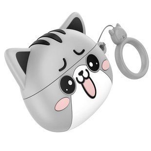 Беспроводные TWS наушники Hoco EW48 Happy Cat Case Misty Cat