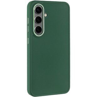 TPU чехол Bonbon Metal Style для Samsung Galaxy S24+ / S25+ Зеленый / Army green