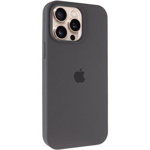 Чохол Silicone Case Full Protective (AA) для Apple iPhone 15 Pro Max (6.7") Сірий / Dark Gray