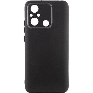 Чехол TPU GETMAN Liquid Silk Full Camera для Xiaomi Redmi 12C Черный / Black