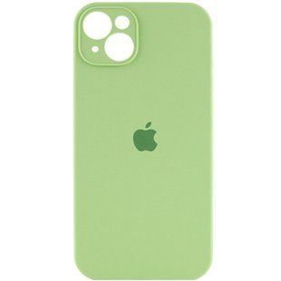 Чохол Silicone Case Full Camera Protective (AA) для Apple iPhone 15 Plus (6.7") М'ятний / Mint
