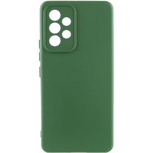 Чехол Silicone Cover Ummi Lakshmi Full Camera (AA) для Samsung Galaxy A13 4G Зеленый / Dark green