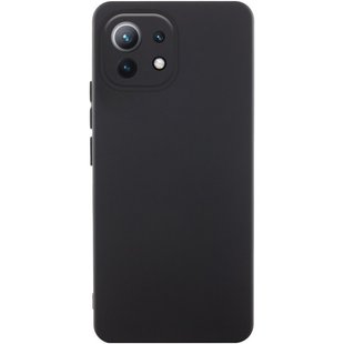 Чехол Silicone Cover Lakshmi Full Camera (AA) для Xiaomi Mi 11 Lite Черный / Black