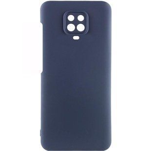 Чехол Silicone Cover Lakshmi Full Camera (AAA) для Xiaomi Redmi Note 9s / Note 9 Pro /Note 9 Pro Max Темно-синий / Midnight blue