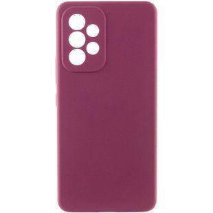 Чехол Silicone Cover Lakshmi Full Camera (AAA) для Samsung Galaxy A53 5G Бордовый / Plum