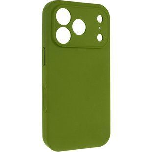 Чехол Silk Full Camera (AA) NO LOGO with Magnetic Fit для Apple iPhone 17 Pro Max / 18 Pro Max Зеленый / Dark Olive