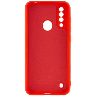 Чехол Silicone Cover My Color Full Camera (A) для ZTE Blade A7 Fingerprint (2020) Красный / Red