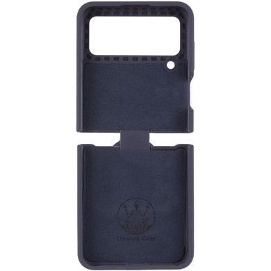 Чохол Foldables Silicone Cover Lakshmi (AAA) для Samsung Galaxy Z Flip4 Темно-синій / Midnight blue