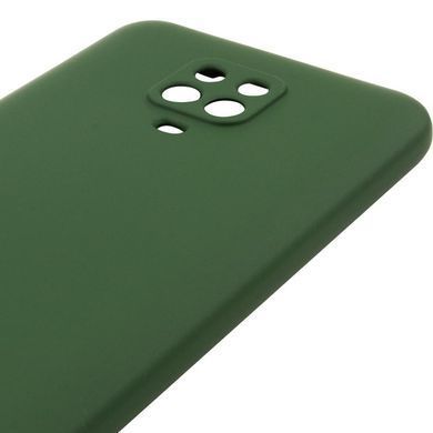 Чехол TPU GETMAN Liquid Silk Full Camera для Xiaomi Redmi Note 9s / Note 9 Pro / Note 9 Pro Max Зеленый / Dark green