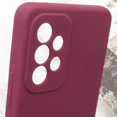 Чехол Silicone Cover Lakshmi Full Camera (AAA) для Samsung Galaxy A53 5G Бордовый / Plum