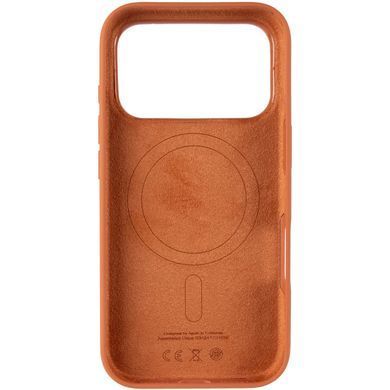 Чохол Silicone case (AAA) with Magsafe and Animation для Apple iPhone 17 Pro Max (6.9") Terra Cotta