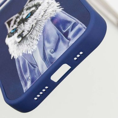 TPU+PC чехол Friends для Apple iPhone 16 Pro (6.3") Blue Wolf