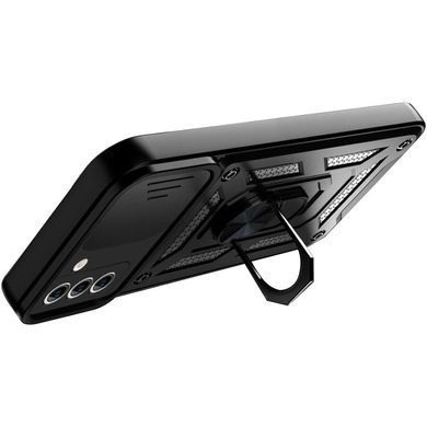 Чохол Ummi Camshield Serge Ring для Samsung Galaxy S21 Чорний / Black