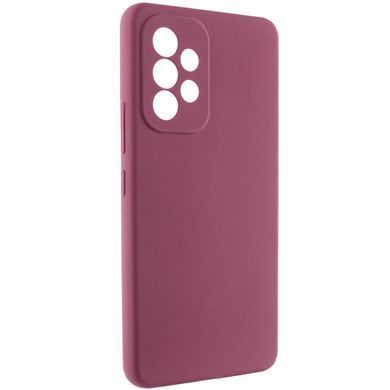 Чехол Silicone Cover Lakshmi Full Camera (AAA) для Samsung Galaxy A53 5G Бордовый / Plum