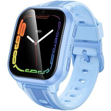 Детские cмарт-часы Hoco Y108 4G with call function Blue