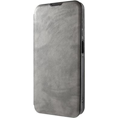 Кожаный чехол-книжка Belora для Motorola Moto G86 5G Gray