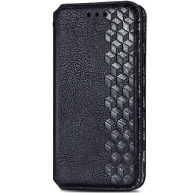 Кожаный чехол-книжка GETMAN Cubic (PU) для Xiaomi Redmi 9 Черный