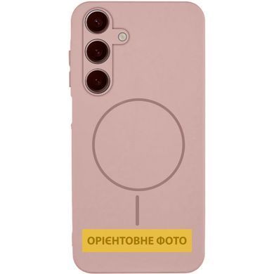 Чехол Silicone Cover Lakshmi Full Camera (AA) with Magnetic Fit для Samsung Galaxy A07 Розовый / Pink Sand