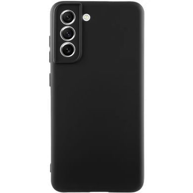 Чехол TPU GETMAN Liquid Silk Full Camera для Samsung Galaxy S22 Черный / Black