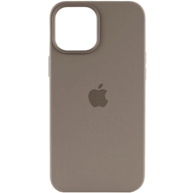 Чехол Silicone case (AAA) full with Magsafe and Animation для Apple iPhone 15 Plus (6.7") Коричневый / Clay