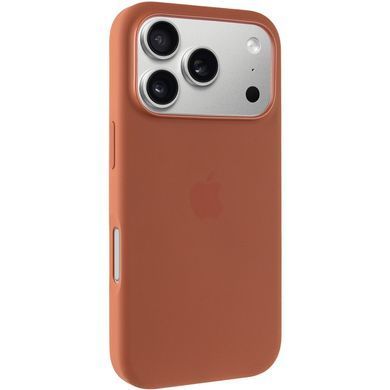 Чохол Silicone case (AAA) with Magsafe and Animation для Apple iPhone 17 Pro Max (6.9") Terra Cotta