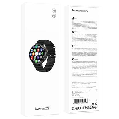Смарт-часы Hoco Smart Watch Y18 Smart sports watch (call version) Black