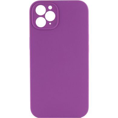 Чехол Silk Square Full Camera Protective (AA) NO LOGO для Apple iPhone 11 Pro (5.8") Фиолетовый / Grape